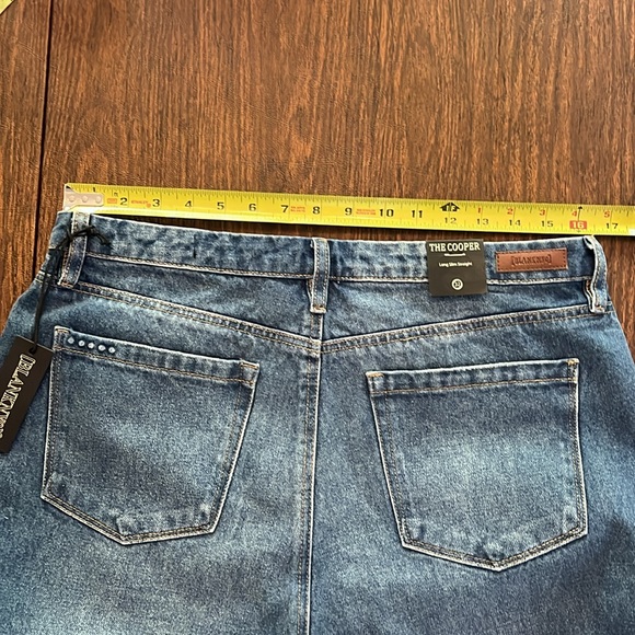 BlankNYC The Cooper NWT Straight leg jeans with side leg slit. - Picture 6 of 10